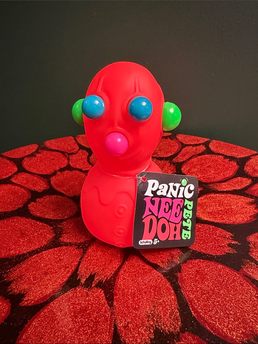 NeeDoh Panic Pete Orange Squeeze Toy